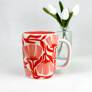 Art Deco Flowers Mug