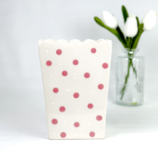 Polka Dot Petite Vase