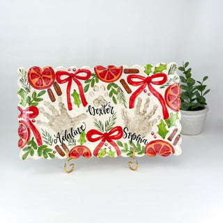 Citrus Garland Wide Platter