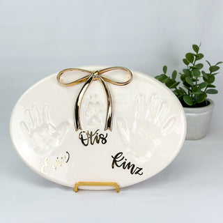 Classic Clay Bow Plaque