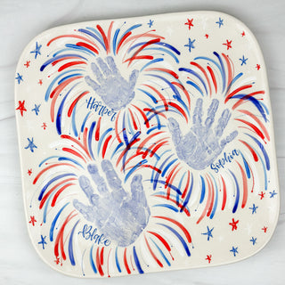 Patriotic Fireworks XL Platter