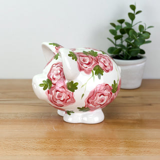 Elegant Flower Petite Piggy Bank