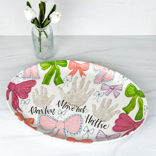 Elsie's Bows Wide Platter