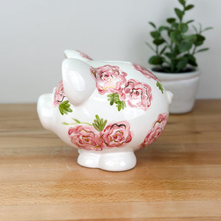 Elegant Flower Petite Piggy Bank