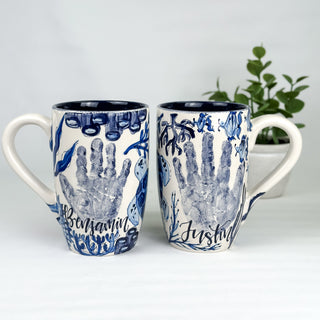 Beachy Chinoiserie Mug