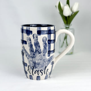 Gingham Mug