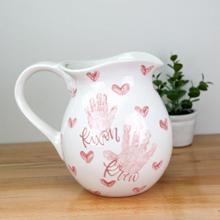 Textured Hearts Pitcher