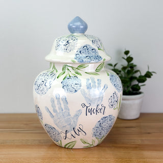 Sadie's Hydrangea Meghan Ginger Jar