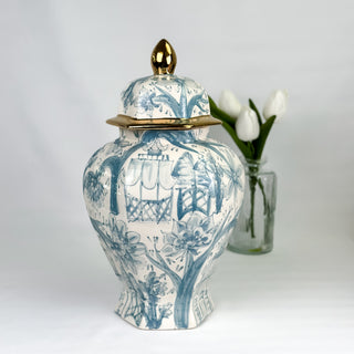 Classic Chinoiserie Keehln Ginger Jar