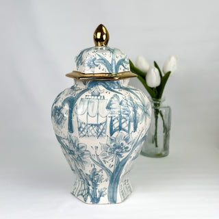 Classic Chinoiserie Keehln Ginger Jar