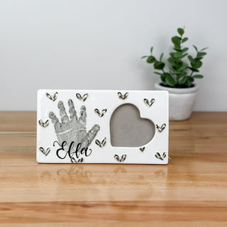 Textured Hearts Heart Picture Frame