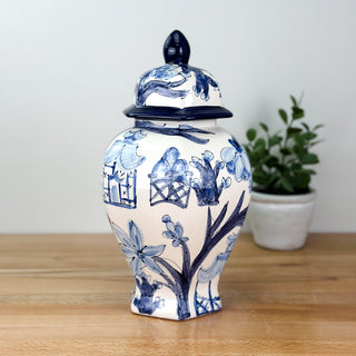 Classic Chinoiserie Keehln Ginger Jar