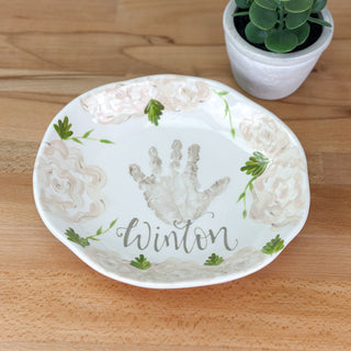 Elegant Flowers Dish