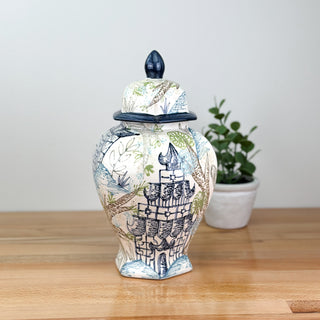 Grand Chinoiserie Keehln Ginger Jar