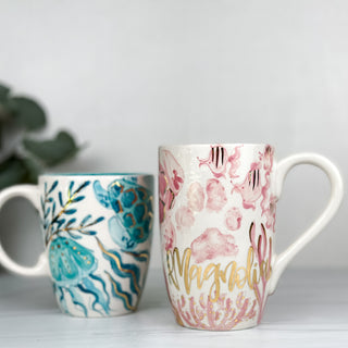 Beachy Chinoiserie Mug