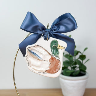 Duck Clay Ornament