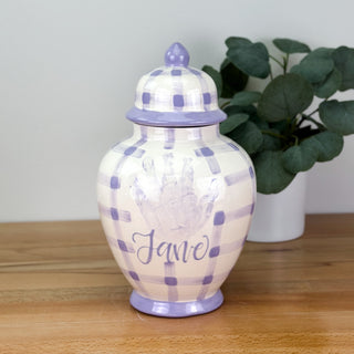 Gingham Tyler Ginger Jar