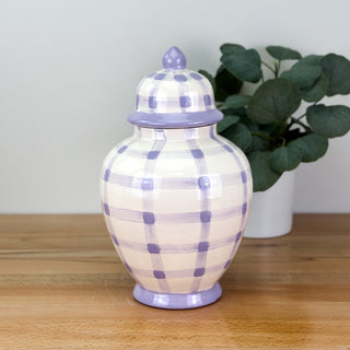 Gingham Tyler Ginger Jar