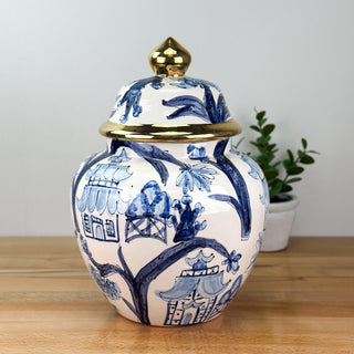 Classic Chinoiserie Meghan Ginger Jar