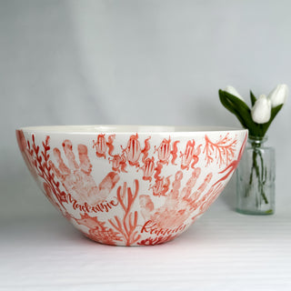 Beachy Chinoiserie XL Serving Bowl