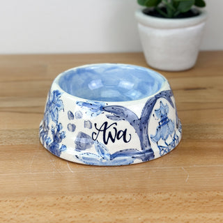 Classic Chinoiserie Pet Bowl