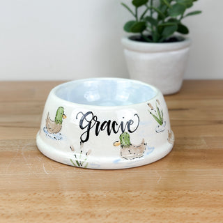 Grace's Ducks Pet Bowl