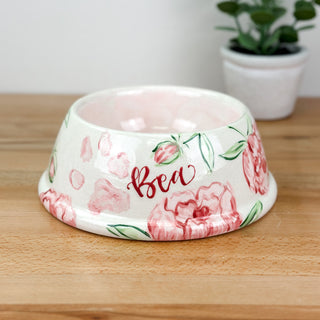 Peony Pet Bowl