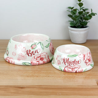 Peony Pet Bowl