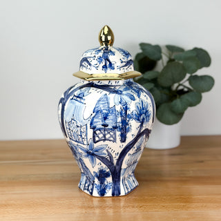 Classic Chinoiserie Keehln Ginger Jar