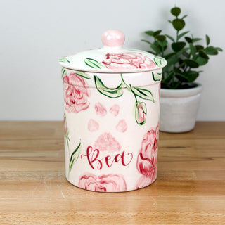 Peony Treat Jar