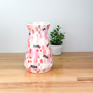 Valentine's Brushstrokes Vase