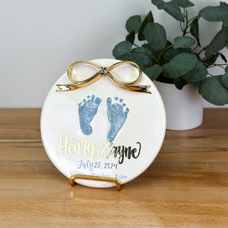 Classic Clay Bow Plaque