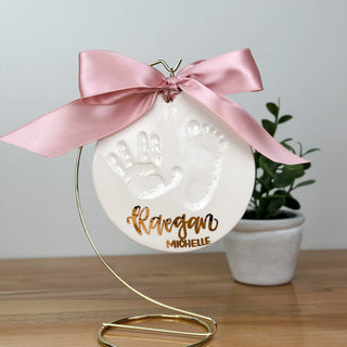 22k Gold 6" Clay Ornament