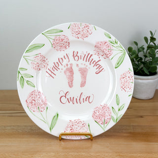 Sadie's Hydrangea Birthday Cake Plate