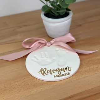 22k Gold 6" Clay Ornament