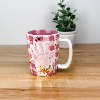 Valentine's Gingham Mug