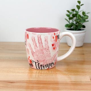 Valentine's Brushstrokes Mug