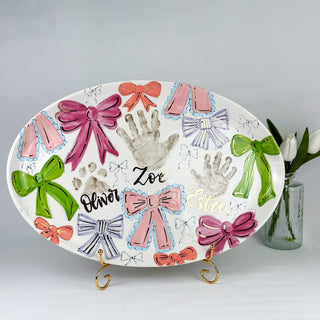 Elsie's Bows Wide Platter