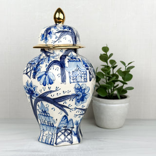Classic Chinoiserie Keehln Ginger Jar