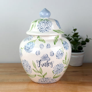Sadie's Hydrangea Meghan Ginger Jar