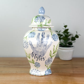 Sadie's Hydrangeas Keehln Ginger Jar