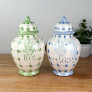 Gingham Tyler Ginger Jar