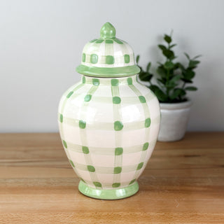 Gingham Tyler Ginger Jar
