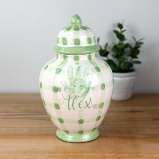 Gingham Tyler Ginger Jar