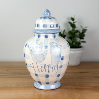 Gingham Tyler Ginger Jar