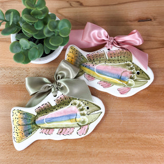Trout Clay Ornament