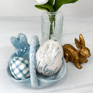 Gingham Easter Egg Set