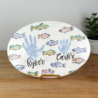 Fish Clay Plaque