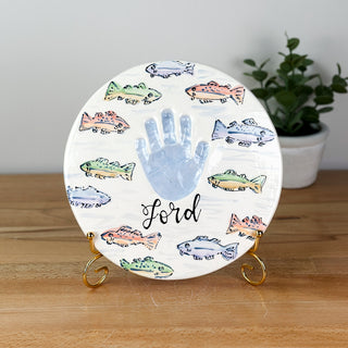 Fish Clay Plaque