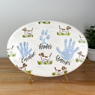 Pointers Clay Plaque